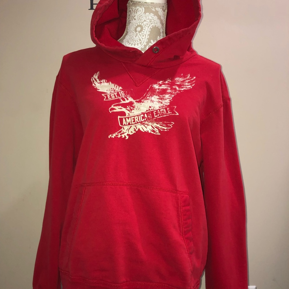 Stressed American eagle sweater